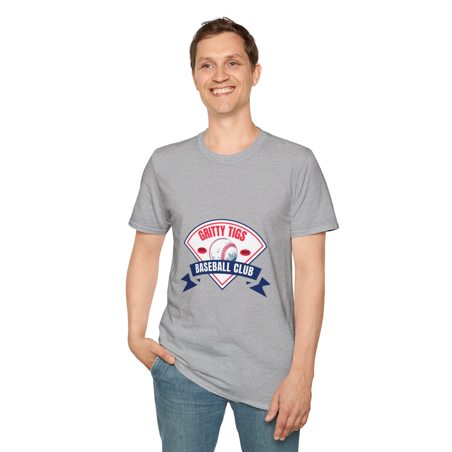Gritty Tigs Baseball Club T-Shirt
